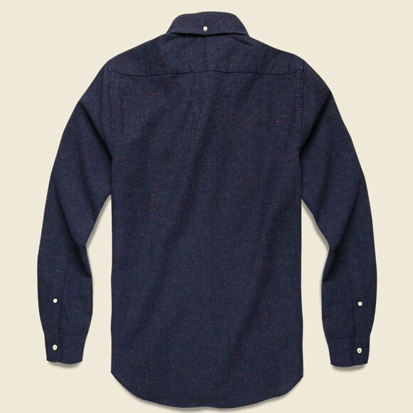 Taylor Stitch Jack Shirt - Navy Donegal (Size M/40; Like New) - Picture 5 of 7